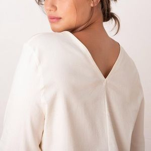 NWOT ADAY Let Loose Linen Blouse